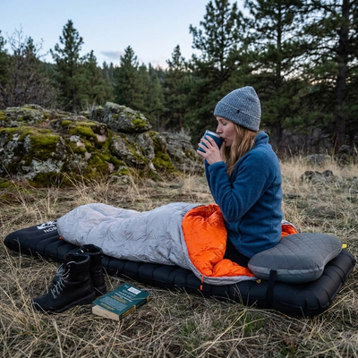 Ultra-lightweight goose down sleeping bag