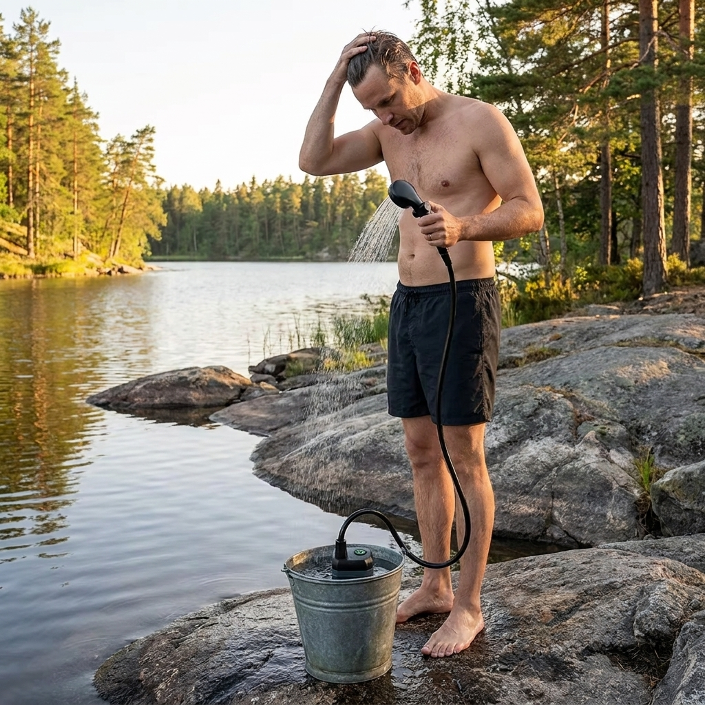 Efter badet, före middagen